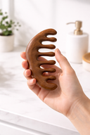 Sandalwood Hair Combs | Wide Tooth Detangling & Scalp Massage Comb