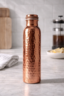 Hammered Copper Water Bottle | Large 950ml