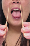How to use the copper tongue scraper